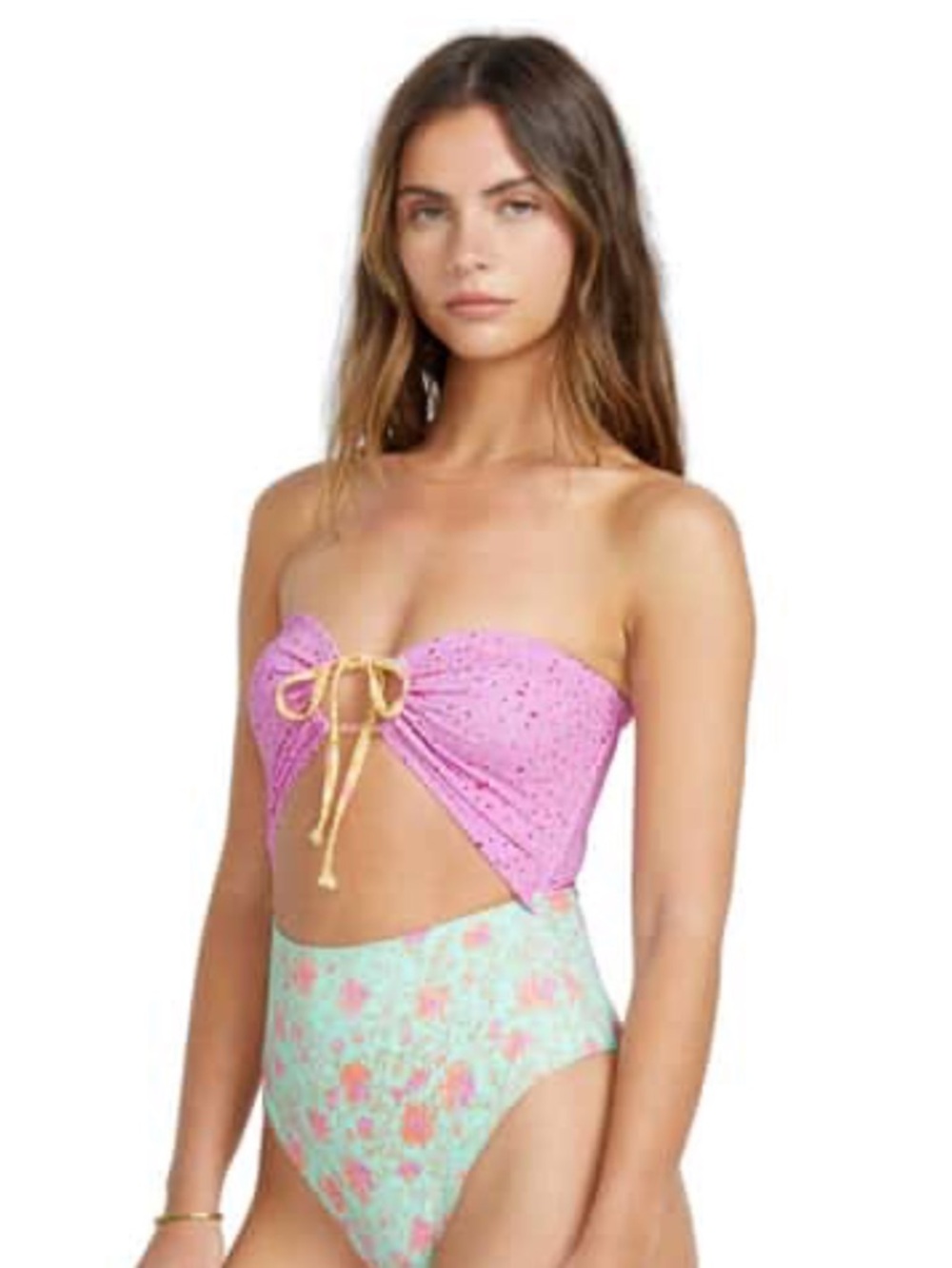 NWT Billabong Women's Folk Story Andrew One-Piece Swimsuit Size Medium
